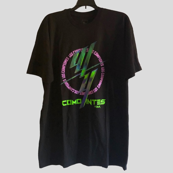 Wisin & Y Yandel Concert Tour Tee Short Sleeve Reggaeton T-Shirt Size XL NEW - Picture 4 of 6